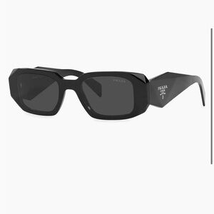 AUTHENTIC Prada Black Square Sunglasses 51mm